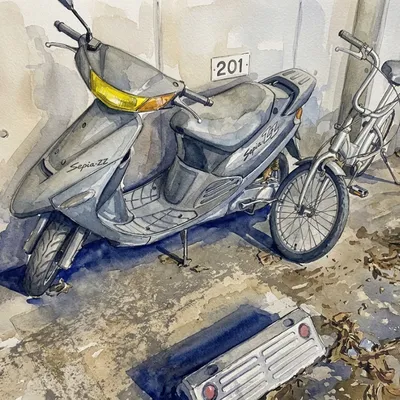 原付バイク・放置自転車